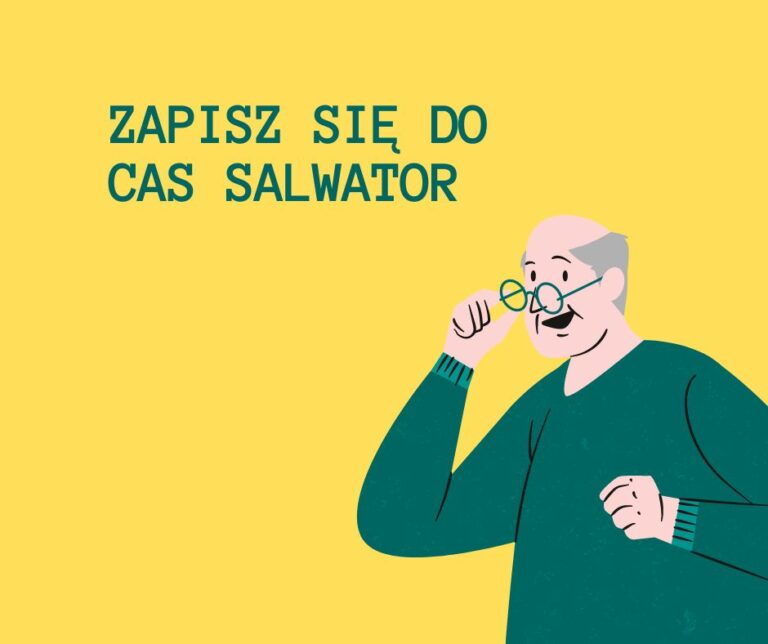 Seniorzy: zapisy do CAS Salwator lub CAS Dębniki