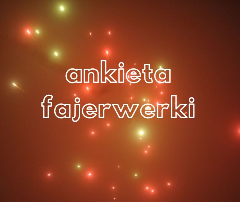 Fajerwerki tak/nie
