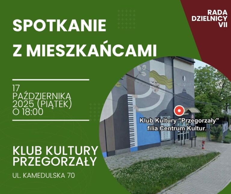 Spotkanie z mieszkańcami: Przegorzały