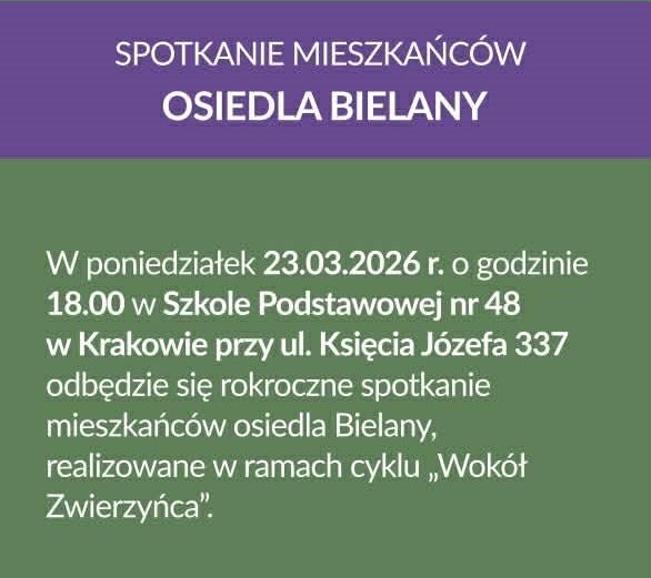 Spotkanie dla mieszkańców – Bielany